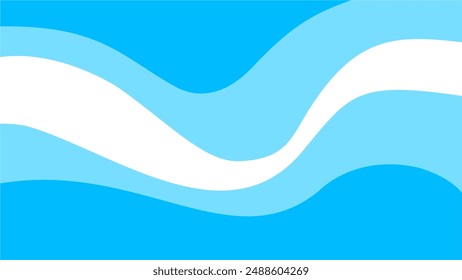 Abstract wavy Background. wave blue background. abstract blue color wallpaper for desktop. Abstract curvy blue color background.	