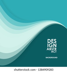 Abstract wavy background, waved lines for brochure, website, flyer design