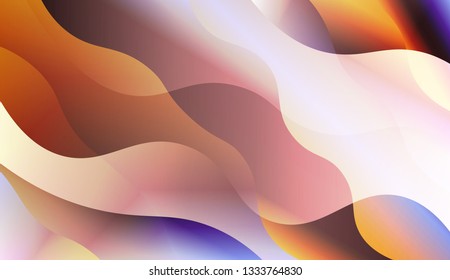 Abstract Wavy Background. For Your Design Wallpaper, Presentation, Banner, Flyer, Cover Page, Landing Page. Vector Illustration