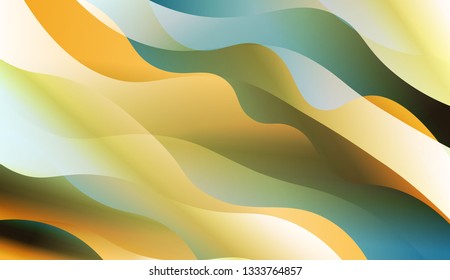 Abstract Wavy Background. For Your Design Wallpaper, Presentation, Banner, Flyer, Cover Page, Landing Page. Vector Illustration