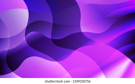 Abstract Wavy Background. For Your Design Ad, Banner, Cover Page. Vector Illustration with Color Gradient.