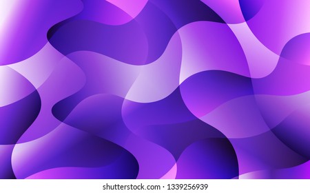 Abstract Wavy Background. For Your Design Ad, Banner, Cover Page. Vector Illustration with Color Gradient.