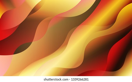 Abstract Wavy Background. For Your Design Wallpaper, Presentation, Banner, Flyer, Cover Page, Landing Page. Vector Illustration
