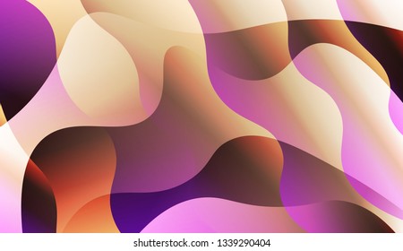 Abstract Wavy Background. For Your Design Wallpaper, Presentation, Banner, Flyer, Cover Page, Landing Page. Vector Illustration