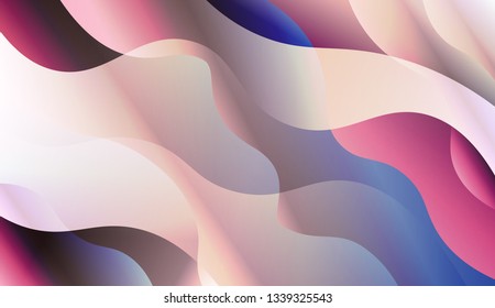 Abstract Wavy Background. For Your Design Wallpaper, Presentation, Banner, Flyer, Cover Page, Landing Page. Vector Illustration