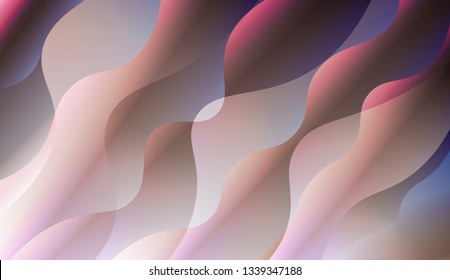 Abstract Wavy Background. For Your Design Wallpaper, Presentation, Banner, Flyer, Cover Page, Landing Page. Vector Illustration