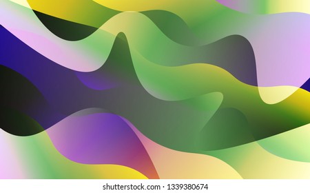 Abstract Wavy Background. For Your Design Wallpaper, Presentation, Banner, Flyer, Cover Page, Landing Page. Vector Illustration