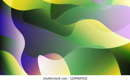 Abstract Wavy Background. For Your Design Wallpaper, Presentation, Banner, Flyer, Cover Page, Landing Page. Vector Illustration