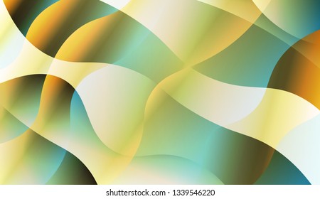 Abstract Wavy Background. For Your Design Wallpaper, Presentation, Banner, Flyer, Cover Page, Landing Page. Vector Illustration