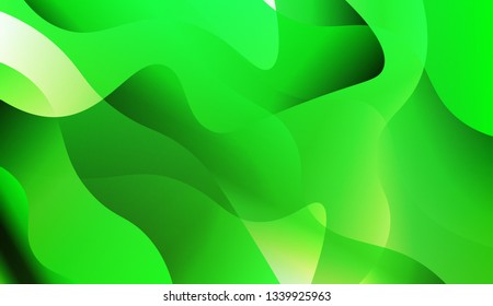 Abstract Wavy Background. For Your Design Ad, Banner, Cover Page. Vector Illustration with Color Gradient.