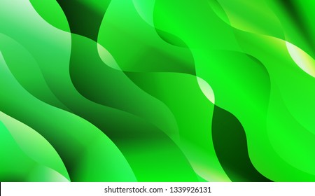Abstract Wavy Background. For Your Design Ad, Banner, Cover Page. Vector Illustration with Color Gradient.