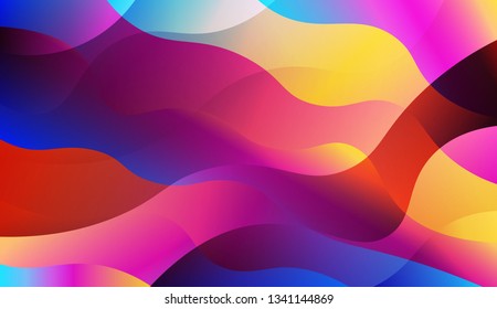 Abstract Wavy Background. For Your Design Wallpaper, Presentation, Banner, Flyer, Cover Page, Landing Page. Vector Illustration