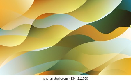 Abstract Wavy Background. For Your Design Wallpaper, Presentation, Banner, Flyer, Cover Page, Landing Page. Vector Illustration