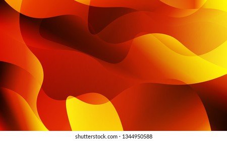 Abstract Wavy Background. For Your Design Ad, Banner, Cover Page. Vector Illustration with Color Gradient.