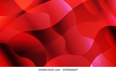 Abstract Wavy Background. For Your Design Ad, Banner, Cover Page. Vector Illustration with Color Gradient.