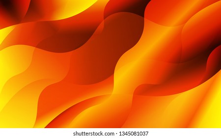 Abstract Wavy Background. For Your Design Ad, Banner, Cover Page. Vector Illustration with Color Gradient.