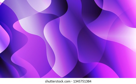 Abstract Wavy Background. For Your Design Ad, Banner, Cover Page. Vector Illustration with Color Gradient.