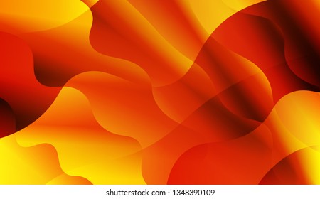 Abstract Wavy Background. For Your Design Ad, Banner, Cover Page. Vector Illustration with Color Gradient.