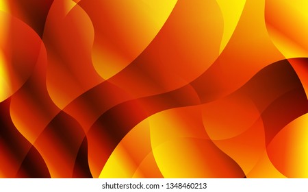 Abstract Wavy Background. For Your Design Ad, Banner, Cover Page. Vector Illustration with Color Gradient.