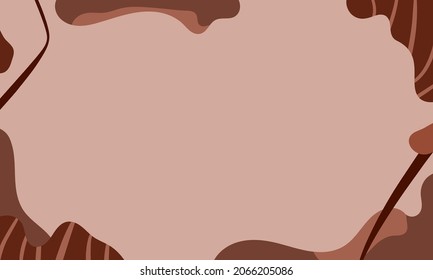 fondo ondulado abstracto. Dibujaron a mano varias formas y objetos de garabatos. Naturaleza contemporánea ilustraciones vectoriales modernas. Cada fondo está aislado. Colores pasteles