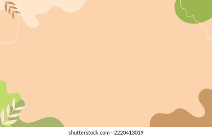 Resumen de fondo ondulado. Dibujaron a mano varias formas y objetos de garabatos. Ilustraciones vectoriales modernas y modernas de corte orgánico. Cada fondo está aislado. Colores pasteles