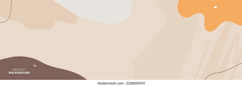 Abstract wavy backgrounds. Hand drawn various shapes and doodle objects. Contemporary organic modern trendy vector illustrations. Every background is isolated. Pastel colors