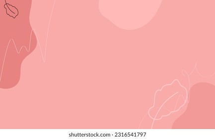 Abstract wavy backgrounds. Hand drawn various shapes and doodle objects. Contemporary organic modern trendy vector illustrations. Every background is isolated. Pastel colors