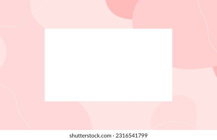 Abstract wavy backgrounds. Hand drawn various shapes and doodle objects. Contemporary organic modern trendy vector illustrations. Every background is isolated. Pastel colors