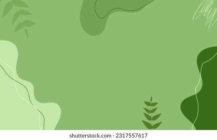 Abstract wavy backgrounds. Hand drawn various shapes and doodle objects. Contemporary modern trendy vector illustrations. Summer vibes concept. Pastel colors