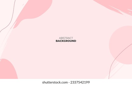 Abstract wavy backgrounds. Hand drawn various shapes and doodle objects. Contemporary organic modern trendy vector illustrations. Every background is isolated. Pastel colors