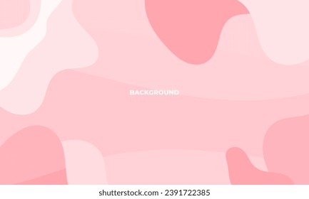 Resumen de fondo ondulado. Dibujaron a mano varias formas y objetos de garabatos. Ilustraciones vectoriales modernas y modernas de corte orgánico. Cada fondo está aislado. Colores pasteles