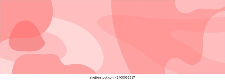 Abstract wavy backgrounds. Hand drawn various shapes and doodle objects. Contemporary organic modern trendy vector illustrations. Every background is isolated. Pastel colors