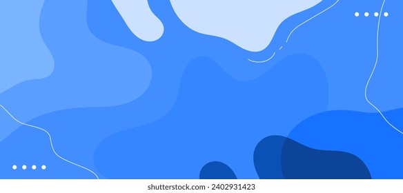 Abstract wavy backgrounds. Hand drawn various shapes and doodle objects. Contemporary organic modern trendy vector illustrations. Every background isolated.