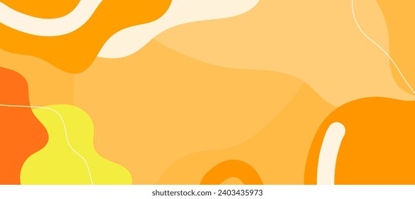 Resumen de fondo ondulado. Dibujaron a mano varias formas y objetos de garabatos. Ilustraciones vectoriales modernas y modernas de corte orgánico. Cada fondo aislado.