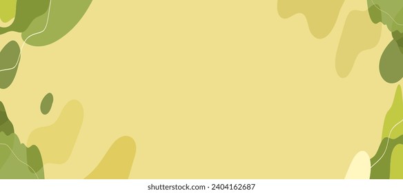 Abstract wavy backgrounds. Hand drawn various shapes and doodle objects. Contemporary organic modern trendy vector illustrations. Every background isolated.