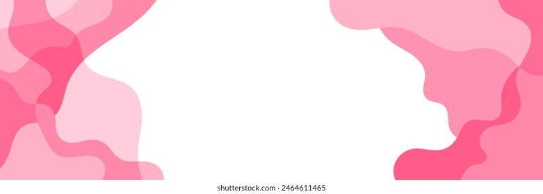 Abstract wavy backgrounds. Hand drawn various shapes and doodle objects. Contemporary organic modern trendy vector illustrations. Every background is isolated. Pastel colors