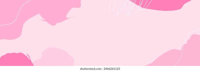 Fondos ondulados Abstractas. Dibujado a mano varias Formas y objetos de garabato. Modernas Ilustraciones vectoriales orgánicas contemporáneas de moda. Cada fondo está aislado. Colores pastel