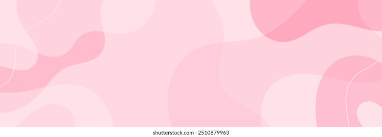 Abstract wavy backgrounds. Hand drawn various shapes and doodle objects. Contemporary organic modern trendy vector illustrations. Sweet concept.