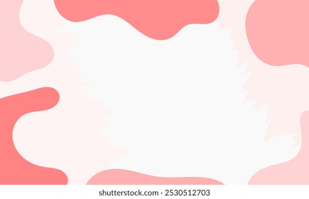 Fondos ondulados Abstractas. Dibujado a mano varias Formas y objetos de doodle. Ilustraciones vectoriales de moda modernas orgánicas contemporáneas. Concepto dulce.