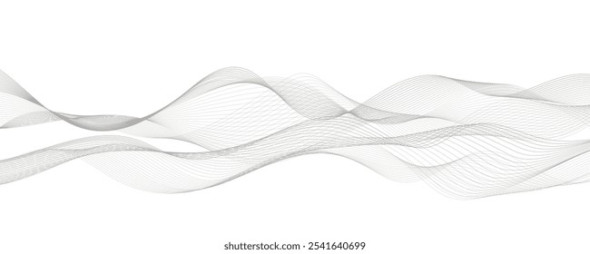 Banner ondulado abstrato. Elemento de design. 