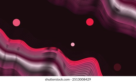 Fondo de color púrpura de fluidez de flexión ondulada Abstractas.