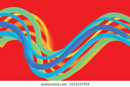 Abstract wavy blending colorful element background for modern day designs, presentation, corporate work, advertisement wallpaper, any type of designs use this, vector art illustration 8