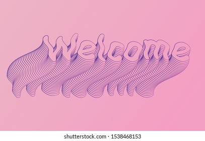 Abstract wavy blends simple design. Minimal modern templates with curvy lines.