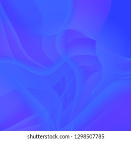 Abstract wavy blue background. Colorful glow gradient surface for design.