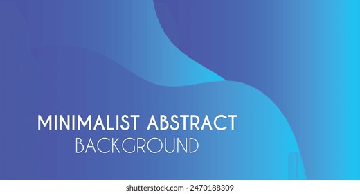 Abstract wavy blue background Modern blue curve background with copy space. Design template for brochures, flyers, business card, branding, banners headers