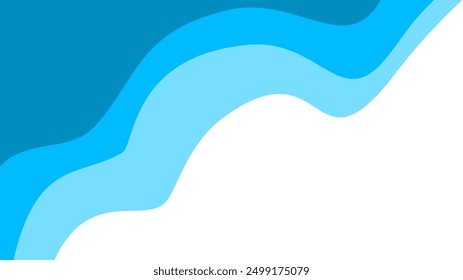 Abstract wavy blue Background. wave blue background. abstract blue color wallpaper for desktop. Abstract curvy blue color background.