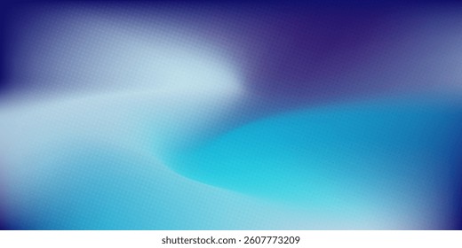 Abstract wavy blue liquid style background card set with gradient mesh. Blurred fluid colorful background. Modern design template