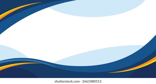 Fondo azul y amarillo ondulado Abstractas.