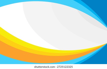 Fondo azul y amarillo ondulado Abstractas, diseño moderno. Vector Eps 10