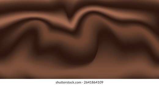 Abstract Wavy Brown Background with Smooth Gradient Effects vektor eps10